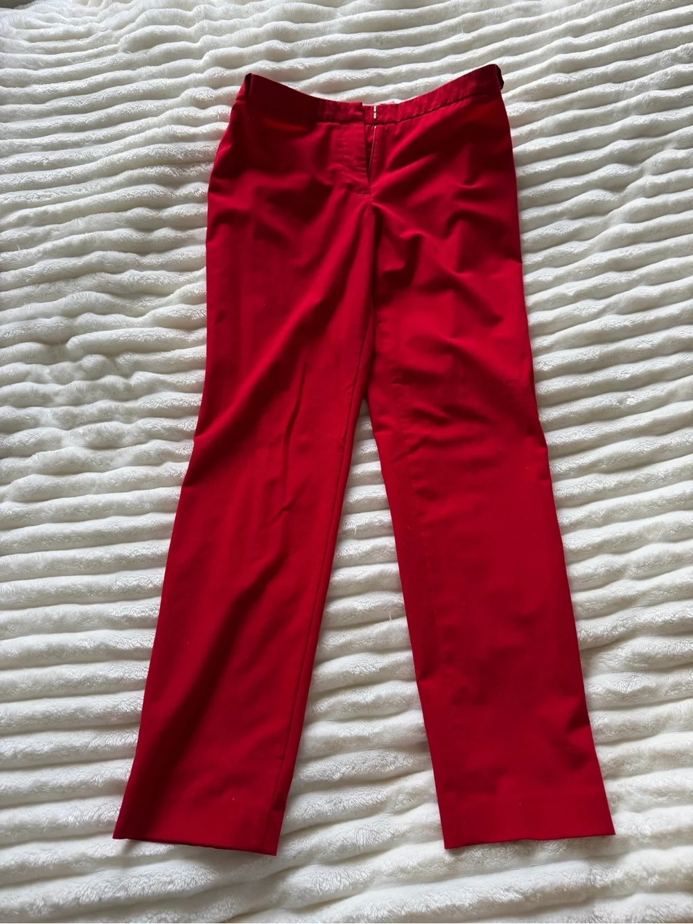 Calvin Klein Women's Red Straight-Leg Pants